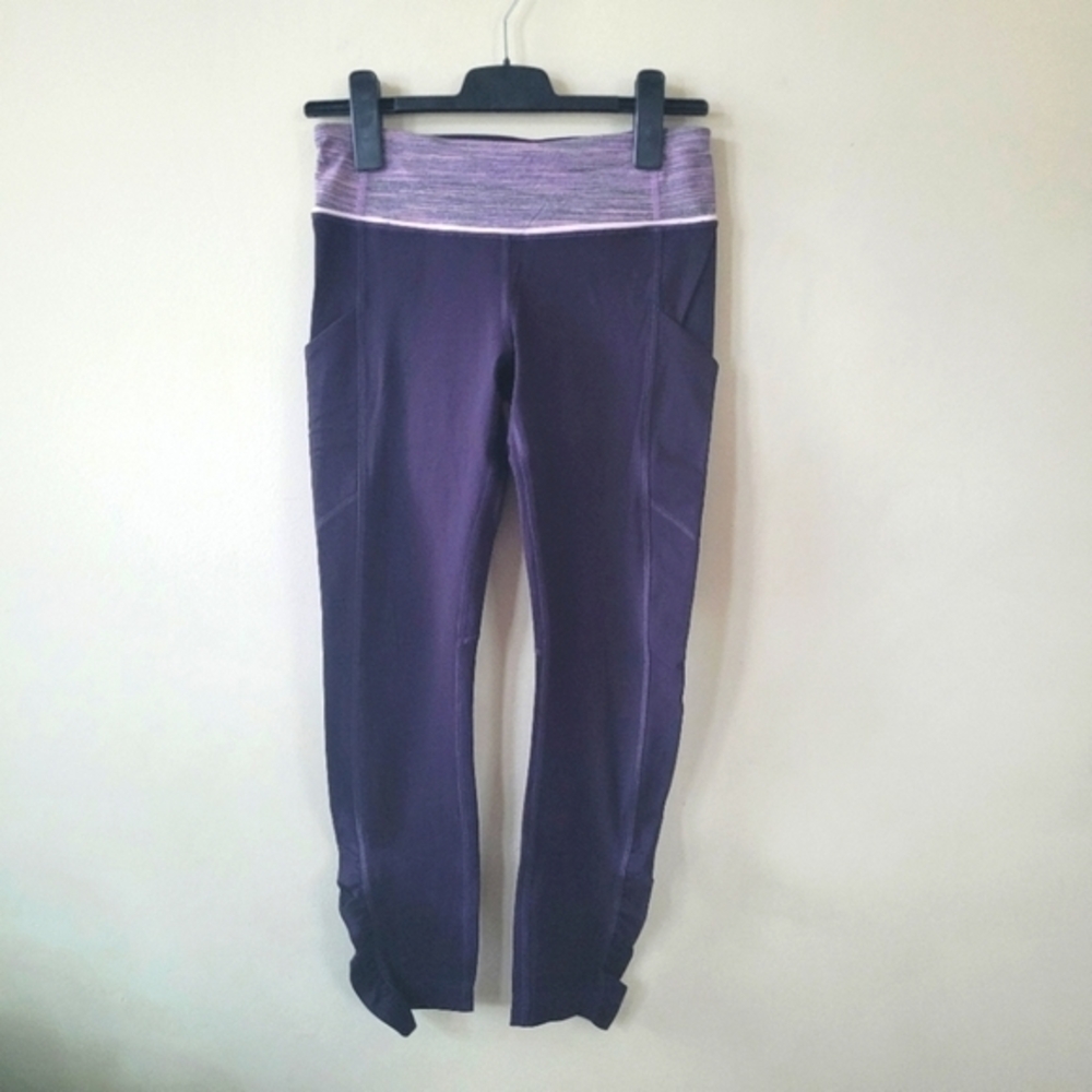 Lululemon Speed tight‎ 25",side pockets,medium-rise,gathered leg,6